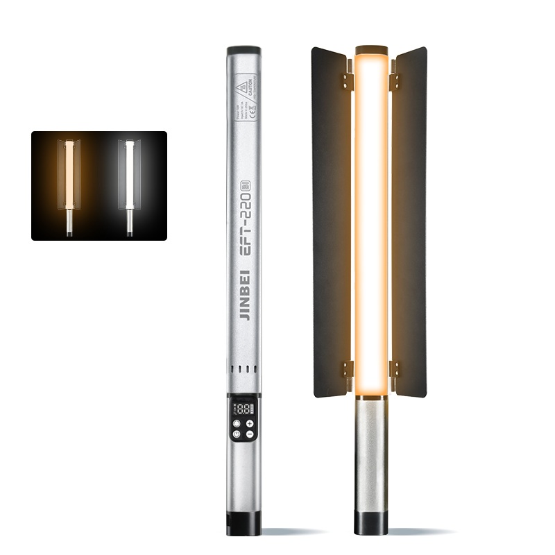Photography Lighting Handheld - JINBEI EFT-220BI Handheld draagbare tweekleurige videolamp,