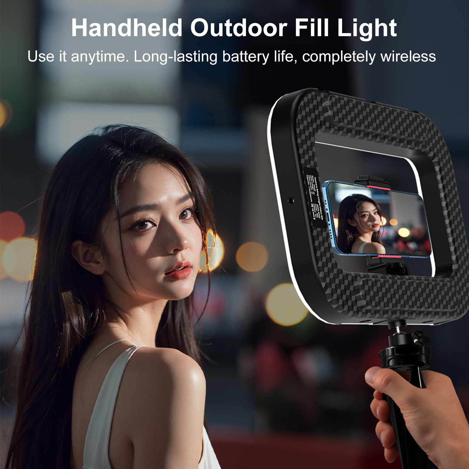 Oplaadbare telefoonlamp, handh - Photography Lighting Handheld recensie en prijs