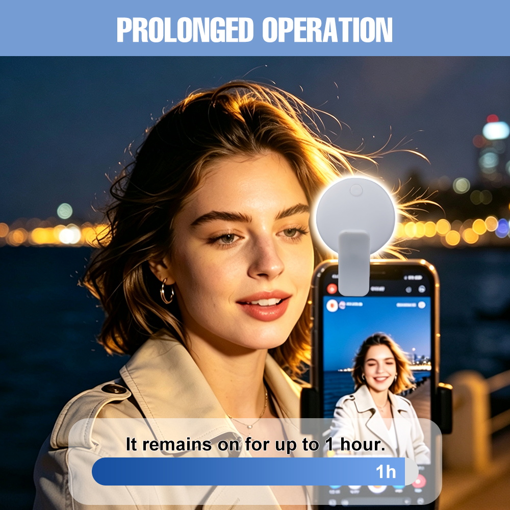Clip LED Selfie Fill Light 3 H - Photography Lighting Game recensie en prijs