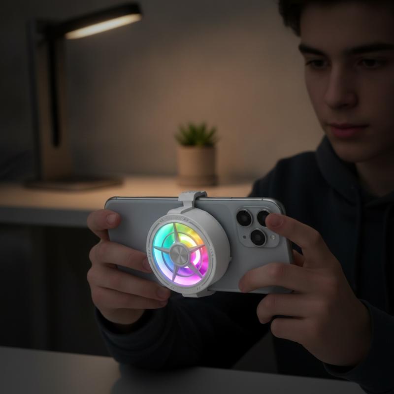 Clip-on telefoonkoelerventilat - Photography Lighting Game recensie en prijs