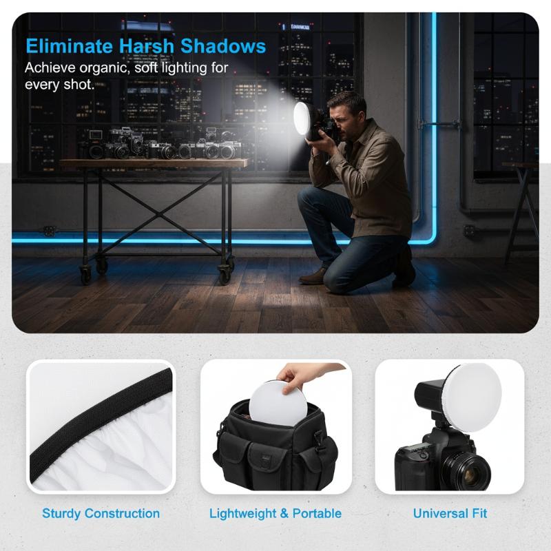 Zachte, lichtdoorlatende stoff - Photography Lighting Meter recensie en prijs